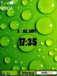 Download mobile theme Drops Clock