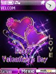 Download mobile theme Valentine's Day anim