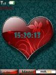 Download mobile theme Heart Clock