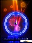 Download mobile theme Xperia_Neon_CLock_Flash