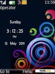 Download mobile theme Abstract Clock