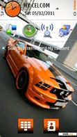 Скачать тему orange mustang