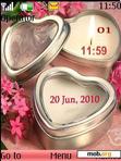 Download mobile theme Love Clock