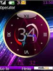 Download mobile theme Analogue Clock By ACAPELLA