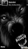 Download mobile theme Absolutely Black Wolf