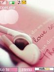 Download mobile theme Pink Love