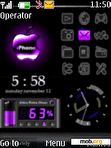 Download mobile theme Purple Nokia