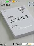 Download mobile theme NoTe ClocK