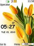 Download mobile theme TuLiP ClocK