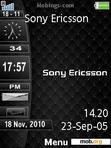 Download mobile theme sony black