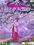 Download mobile theme chinese girl spring