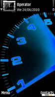 Скачать тему Blue Speedometer