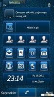 Download mobile theme Blue drops