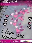 Download mobile theme i love you