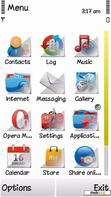 Скачать тему Original nokia theme with Transparent Ic