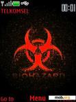 Скачать тему Biohazard (red)