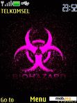 Download mobile theme Biohazard (animated edition)