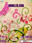 Download mobile theme Floral Butterlies