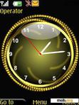 Download mobile theme Yellow Clock