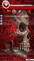 Download mobile theme fire skull