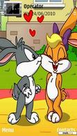 Download mobile theme Bunnies Couple