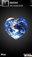 Download mobile theme Heart Earth