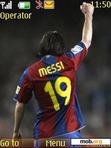 Download mobile theme Messi Barca