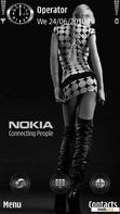 Download mobile theme Nokia Girl