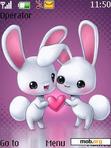 Скачать тему Love Bunny