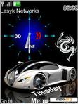 Download mobile theme Auto clock 02