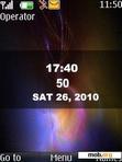 Download mobile theme Abstract Clock