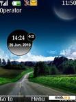 Download mobile theme Nature Clock