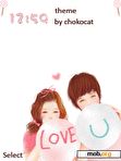 Download mobile theme love u