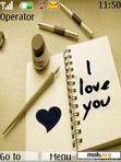 Download mobile theme I Love You