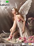 Download mobile theme Girl Angel _ animation