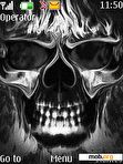 Download mobile theme Scary Scull