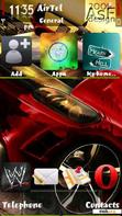 Download mobile theme red ferrari