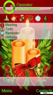 Download mobile theme animated christmas candles