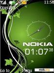 Download mobile theme Nokia Dual Clock