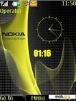 Download mobile theme Nokia Dual Clock