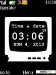 Download mobile theme TV Clock