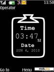 Download mobile theme Board clock