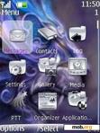 Download mobile theme lion blue