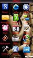 Download mobile theme romantic kiss