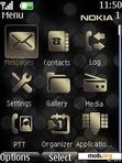 Download mobile theme nokia gold