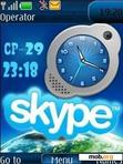 Download mobile theme Skype Animated