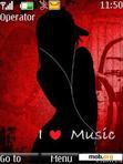 Download mobile theme Love Music