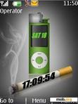 Download mobile theme Smoke Clock