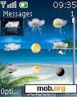 Download mobile theme weather clock