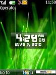 Download mobile theme Grass Clock